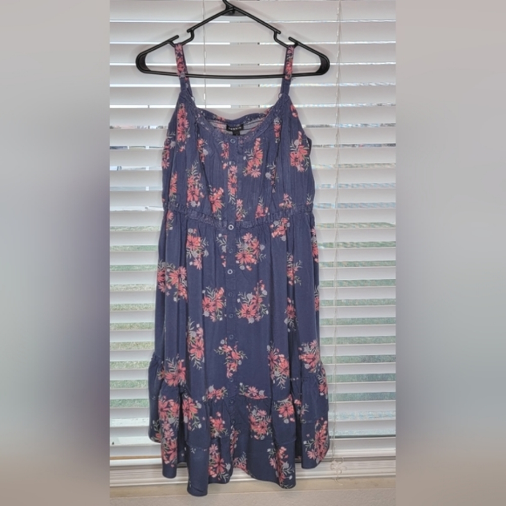 Torrid Mini Tiered Skater Dress